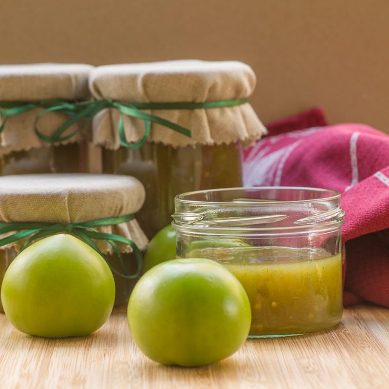 Grüne Tomaten-Konfitüre - Flora &amp; Flavors