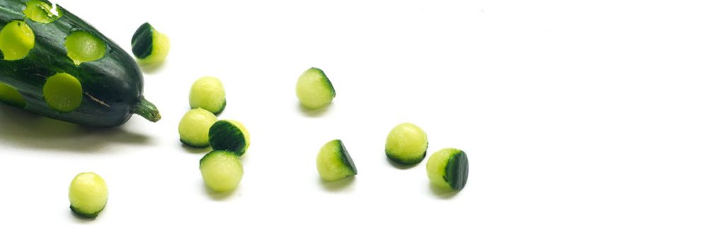 Ausgestochene Kugenkugeln