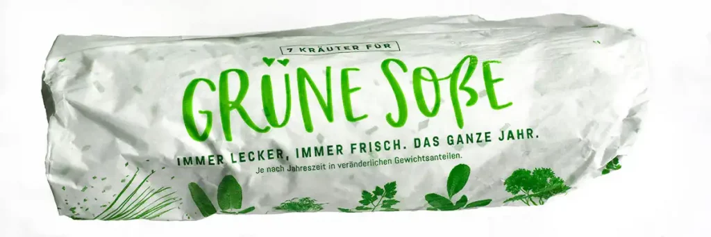 Gebinde mit den 7 Kräutern für Grüne Soße